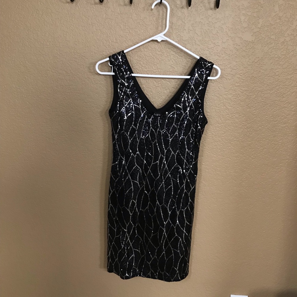 Sequined Cocktail Dress